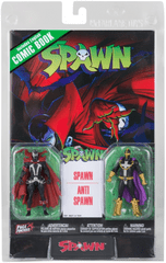 Spawn 2pack Wave 1 - Spawn & Anti-Spawn 3in Figure w/ Comic (Spawn #1)